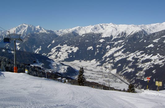 Winter sports in the Zillertal