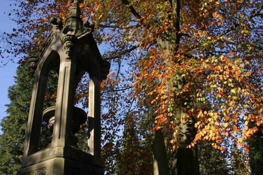 Funerary monument in a cemetery
