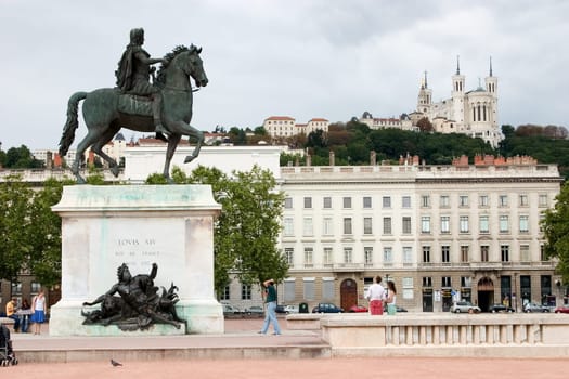 Statue in Lyon