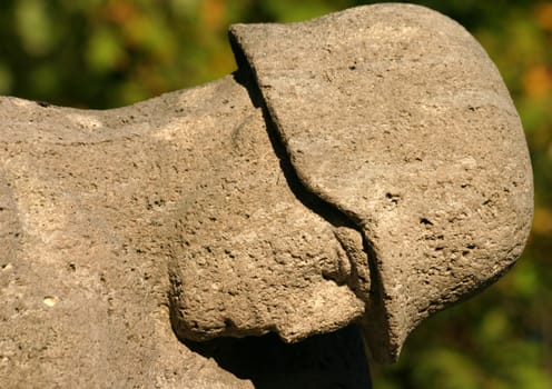 Detail of a war memorial