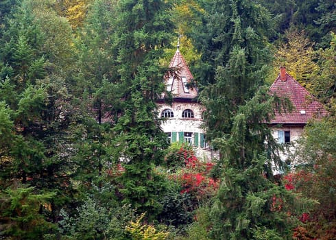 Schlösschen in Watterbach,Odenwald,Bayern