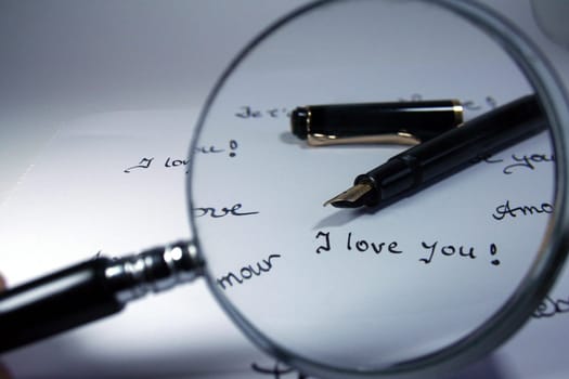 I love you - ganz groß