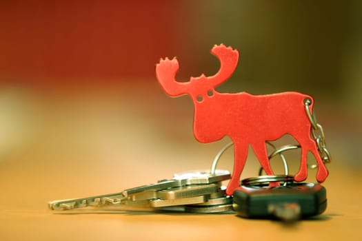 Moose Keychain