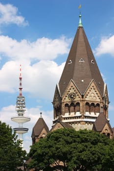 Church and tower