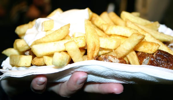 Handful of fries