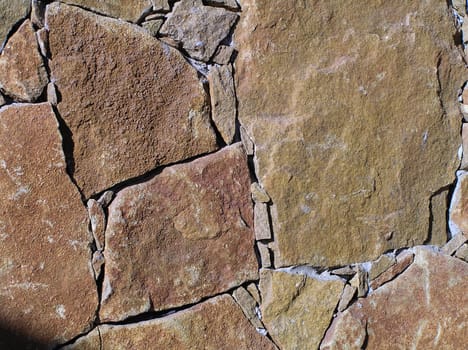 Natural stone wall as background