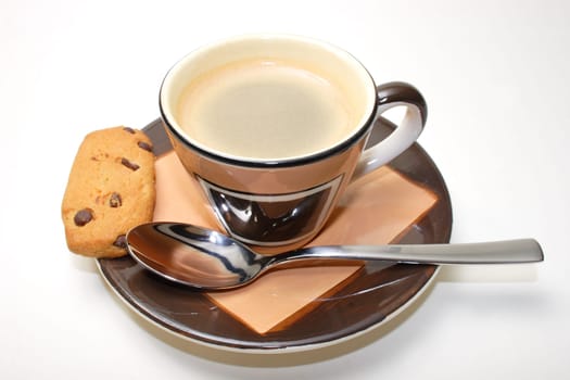 Espresso with biscuit