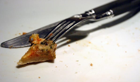 The last bite of a pizza....:-)