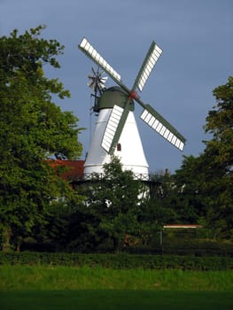 This windmill is located in Sønderborg/Denmark. With its 30,000 inhabitants,Sønderborg is a charming mixture of old and new buildings.