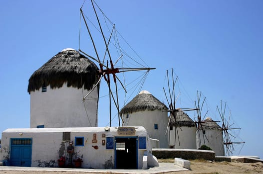 Windmills in Mykonos