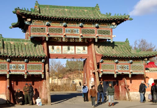 Gandan Monastery,Ulaanbaatar,Mongolia