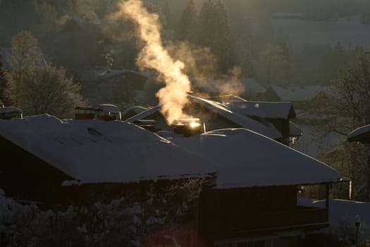 Freezing cold morning