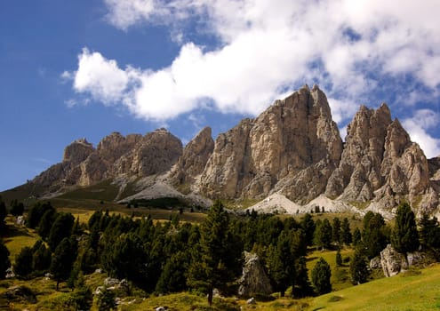 South Tyrolean mountains