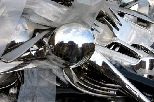 If you look closely,you can see me as a reflection in a spoon while taking pictures...