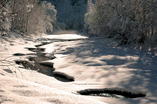 Winter at Stillach