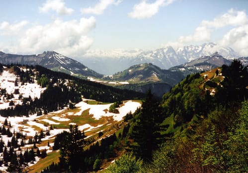 ... in the Salzkammergut in Austria,above Lake Wolfang. (Unfortunately only available as a scan.)