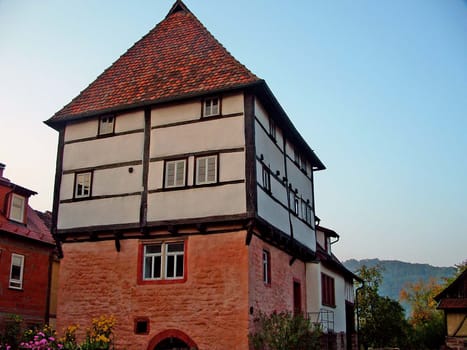 The Templar House in Amorbach is the second oldest half-timbered house in Germany. The superstructure was built in 1291,the tower-like masonry base is even older.