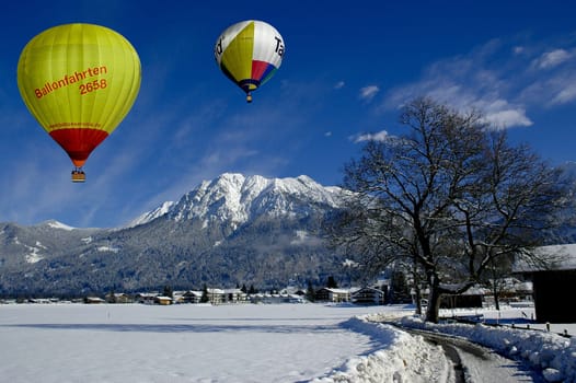 Ballooning in Oberstdorf