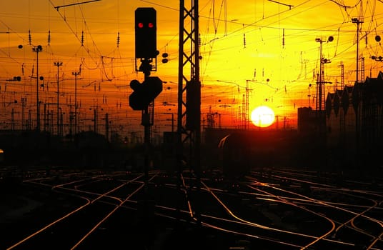 Train and shunting stop