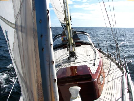 Our old lady! Vindö 50 - built in 1976 - shipyard Vindö/Sweden - hull GRP,superstructure mahogany