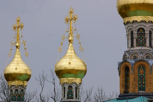 Russian chapel on the Mathildenhöhe in Darmstadt