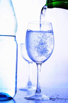 Pour water fresh