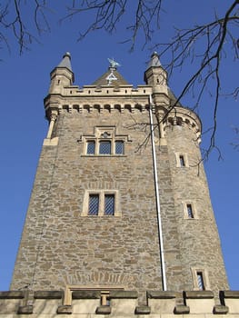 The Wilhelmsturm is today's landmark of the city of Dillenburg in Hesse. The tower is 44 meters high and was built in 1872-1875 on the Schlossberg in honor of William I of Orange. He was born on 24 April 1533 in Dillenburg Castle. D
