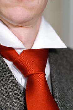 Red cravat