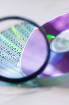 digital data under the magnifying glass
