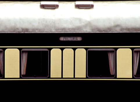 Detail of the South African luxury train Rovos Rail