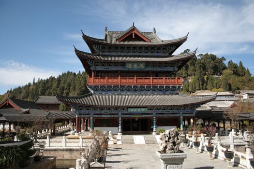Mufu's Palace in the old town of LiJiang in China's Yunan province