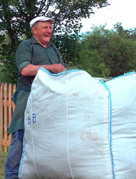 During the hay harvest