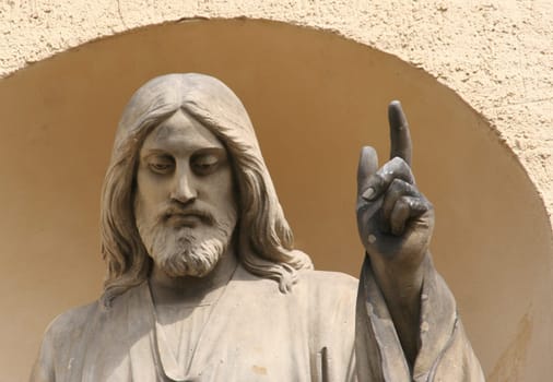 Jesus admonishes