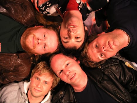 Photo session in the rehearsal room of RockWorx.
