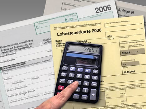Income tax card