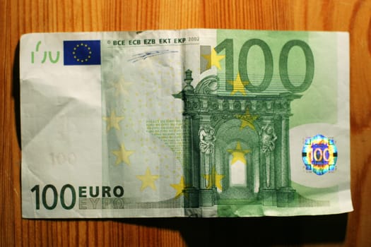 One hundred euro bill