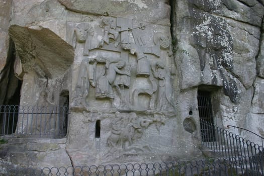 The relief of the Assumption of the Cross on the Externsteine