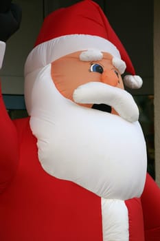 Inflated Santa Claus