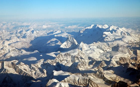 Bird's-eye view of the Matterhorn