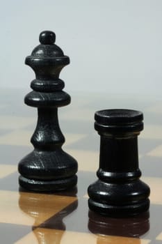 Lady and rook black