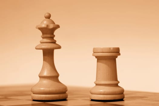 Queen and Rook
