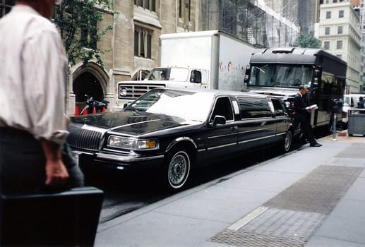 Snapshot in a New York street. (Unfortunately only available as a scan,but I think it's quite good...)