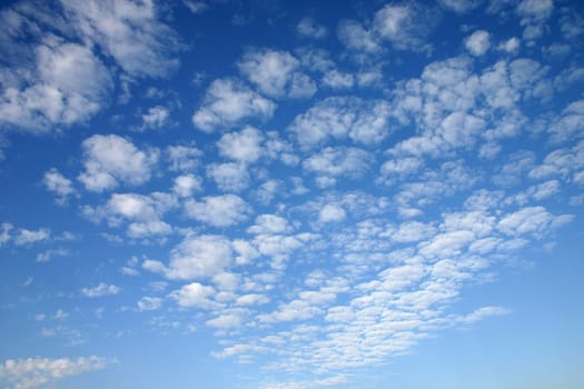 Cloudy summer sky