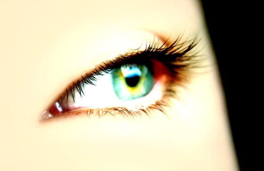 Beautiful eyelashes