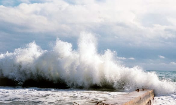 Sky and sea