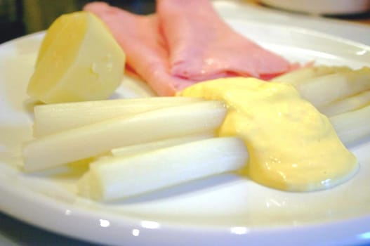 Asparagus dish