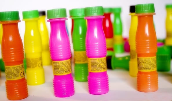 Pink bottles