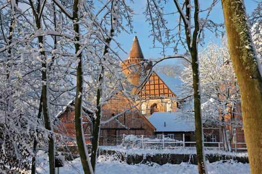 Winter is slowly enough. But a walk on the castle still shows that it can be very beautiful