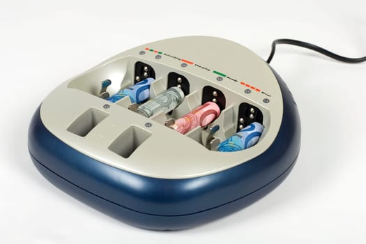 Money charger Battery charger in which banknotes are charged