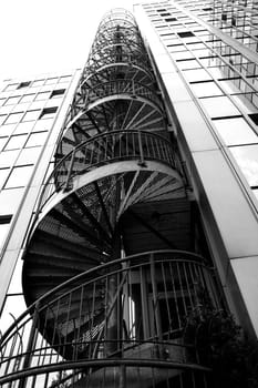 Stairway to Heaven - High-rise building in Frankfurt,Niederrad district